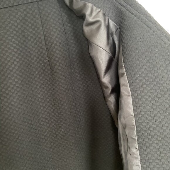 Classic Women's Black 2-piece Skirt Suit / Size 10 / Vintage-Inspired Jackie O - Picture 7 of 8